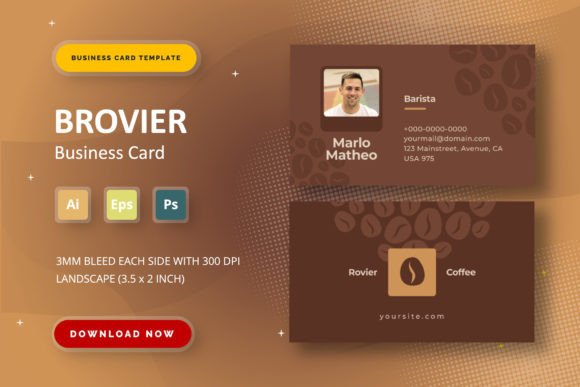 Brovier Business Card for Modern Professionals