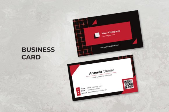 Business Card – Special Red Color