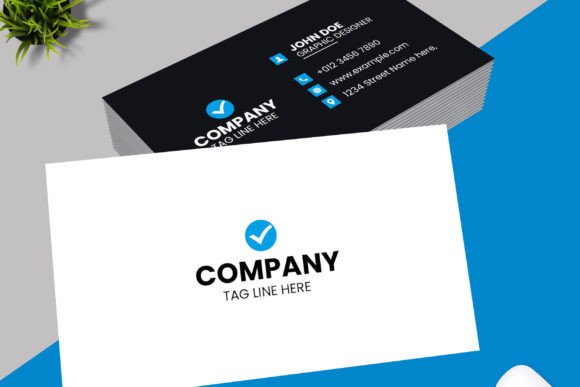 Company Business Card Template for Modern Branding