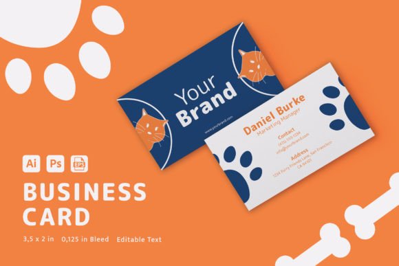 Elevate Your Brand with the Pet Shop - Business Card Template
