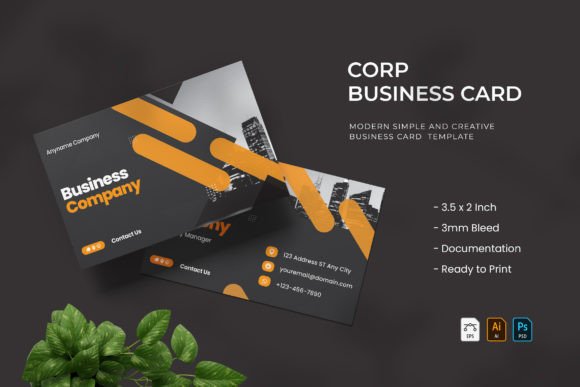 Elevating First Impressions with the Corp - Business Card Design