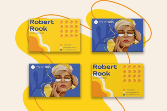 Fashion Eyewear Business Card Design