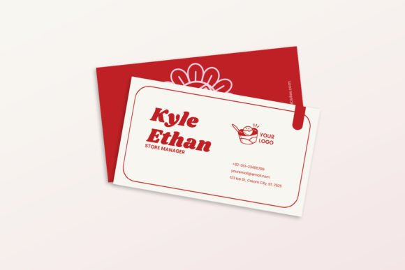 Ice Cream Store - Business Card