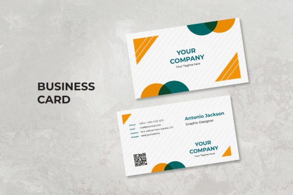Modern Bright Yellow Business Card: Elevate Your Brand Identity with a Bold Design