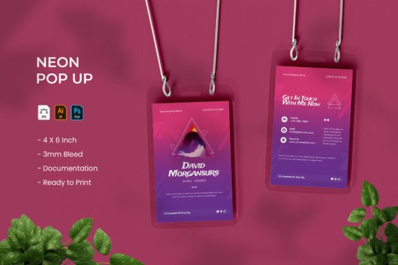 Neon - ID Card: Elevate Your Professional Identity with Modern Design