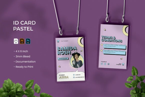 Pastel - ID Card: Modern Identity Design for Every Professional