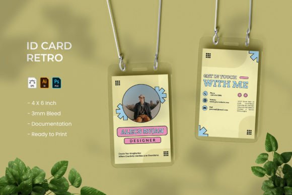 Retro - ID Card: A Modern Twist for Professional Identity